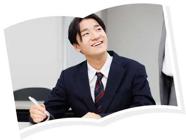 勉強している生徒
